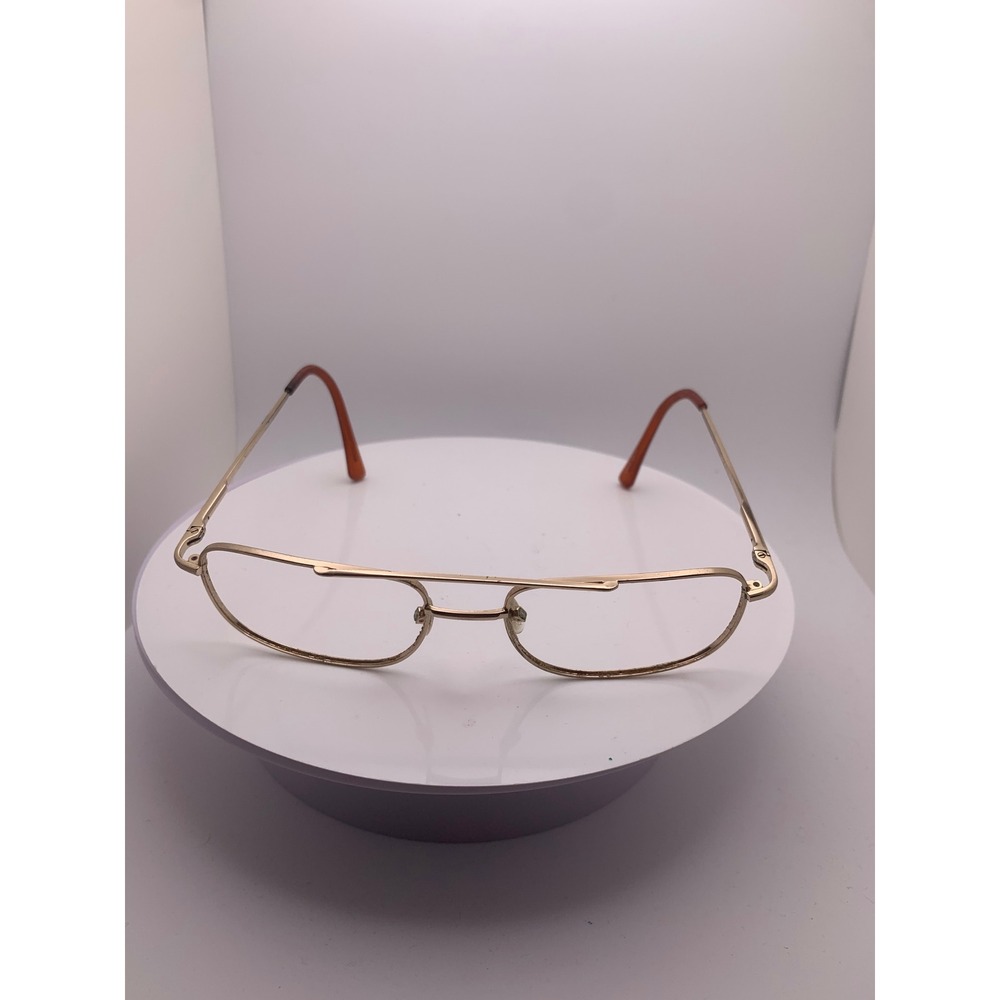 Gold Color Aviator Eyeglass Frames Unisex OW 92 Col 40 56-18-145 Frames Only